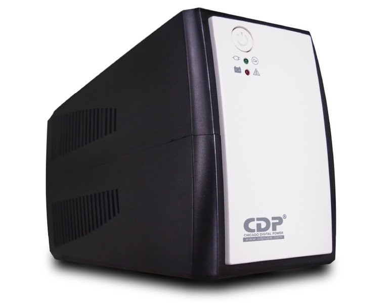 CDP R-UPR754 750VA 4AC outlet(s) Kompakt Schwarz, Weiß Unterbrechungsfreie Stromversorgung (UPS)
