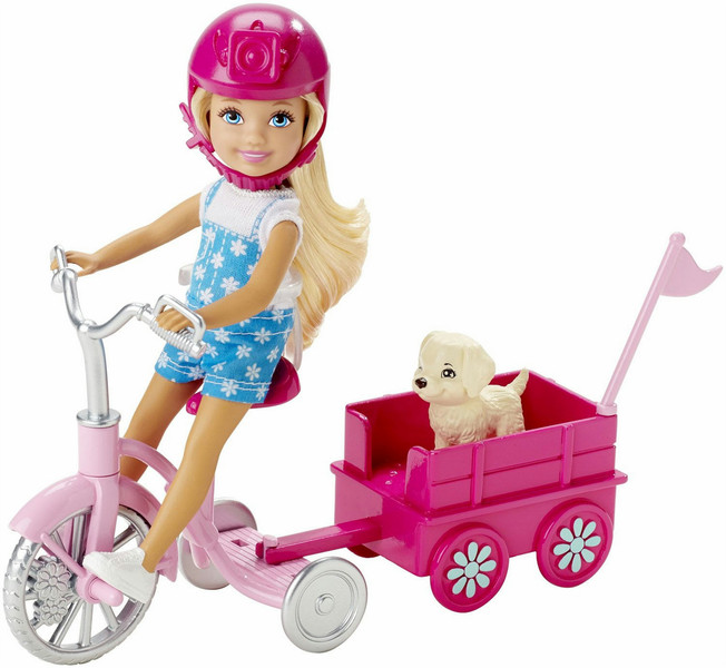 Mattel Barbie & Her Sisters in The Great Puppy Adventure Doll & Trike Разноцветный кукла