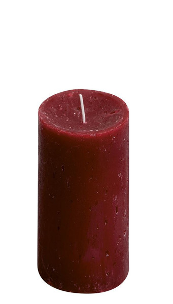 Spaas Candles 0633227.081 Круглый Красный 1шт восковая свеча