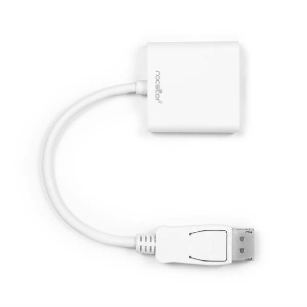 Rocstor 0.15m, Displayport/VGA 0.15м DisplayPort VGA (D-Sub) Белый