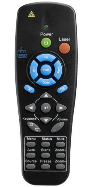 Vivitek 5041841300 IR Wireless Press buttons Black,Blue,Green,Grey remote control