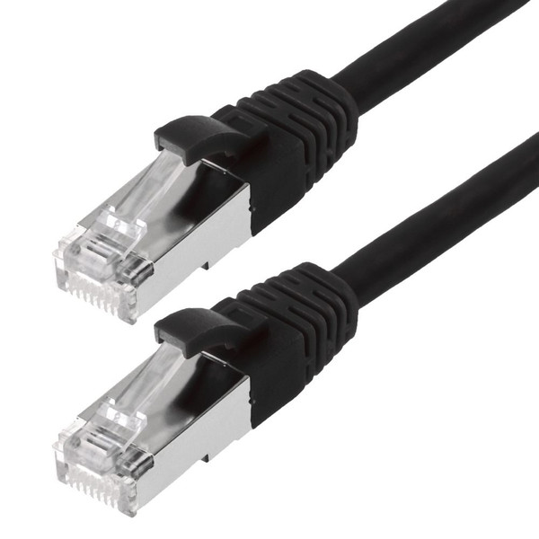 Helos 131878 2m Cat5e SF/UTP (S-FTP) Black networking cable