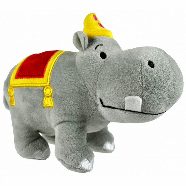 Studio 100 Pantuf plush Hippo Plush Grey,Red,Yellow