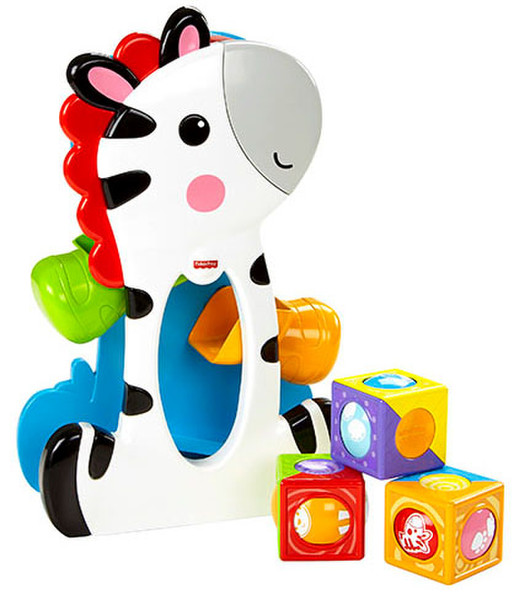 Mattel Roller Blocks Tumblin' Zebra Разноцветный Пластик игрушка для развития моторики