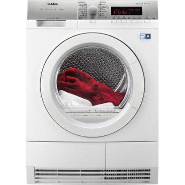 AEG T86581IH3 freestanding Front-load 8kg A++ White tumble dryer