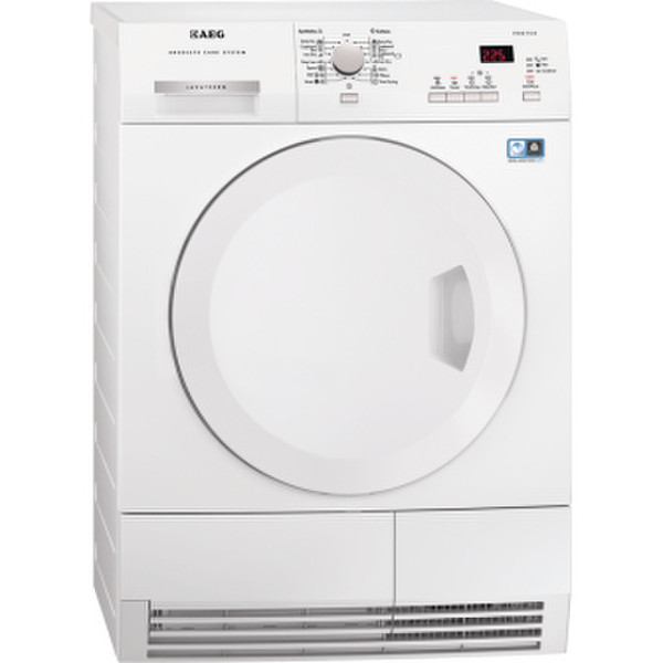 AEG T65770IH3 freestanding Front-load 7kg A++ White tumble dryer