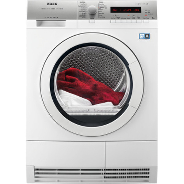 AEG THP74800I freestanding Top-load 8kg A++ White tumble dryer