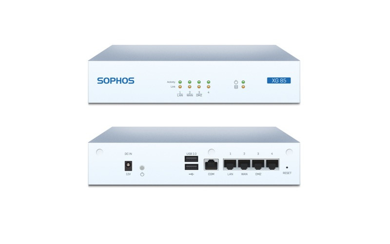 Sophos XG 85W Eingebauter Ethernet-Anschluss Weiß