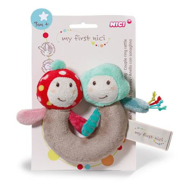 NICI Couple ring rattle Fly Agaric Maila & Cloudman Kobi