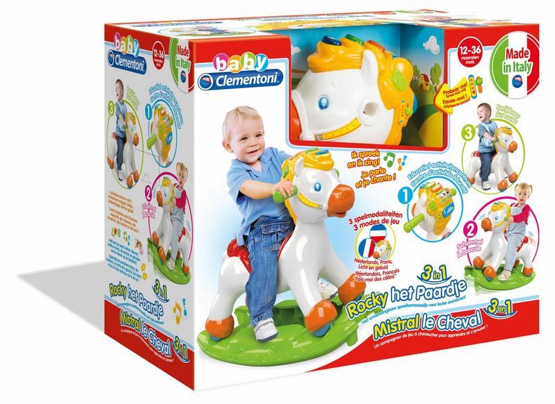 Clementoni Martino, interactief schommelpaard learning toy