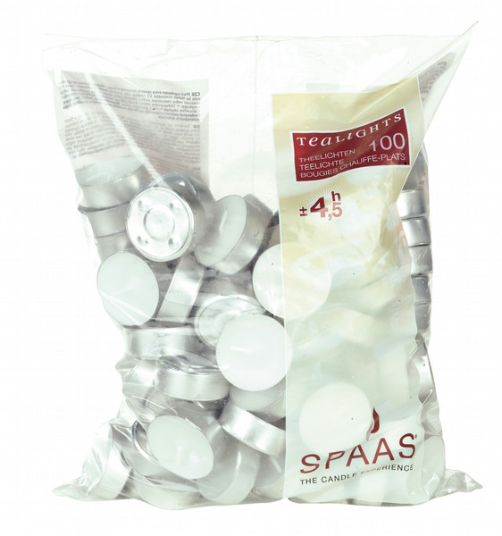 Spaas Candles 0337002.000 Round White 1pc(s) wax candle