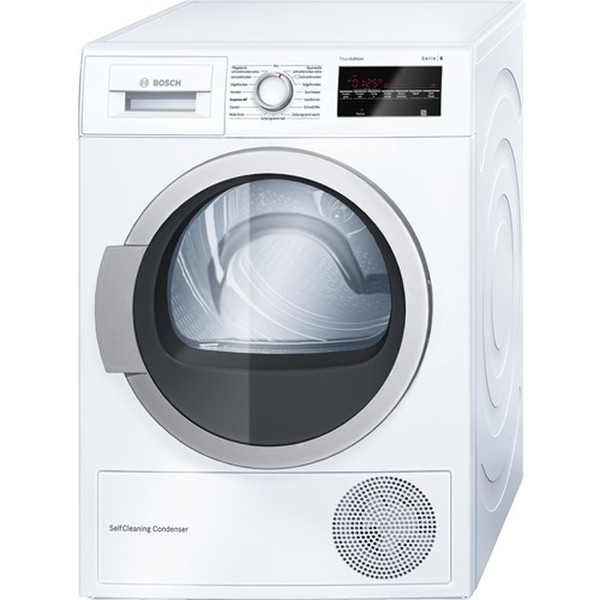 Bosch WTW85470EX freestanding Front-load 8kg A++ White tumble dryer