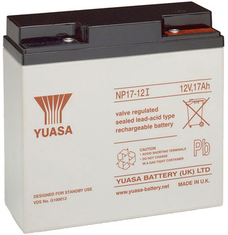 2-Power 12 V, 17 Ah Sealed Lead Acid (VRLA) 17Ah 12V UPS battery