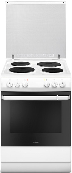 Hansa FCEW64059 Отдельностоящий Induction hob A Белый кухонная плита