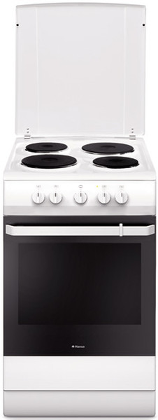 Hansa FCEW53009 Freestanding Induction hob A White cooker