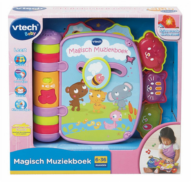 VTech Magisch Muziekboek Roze learning toy