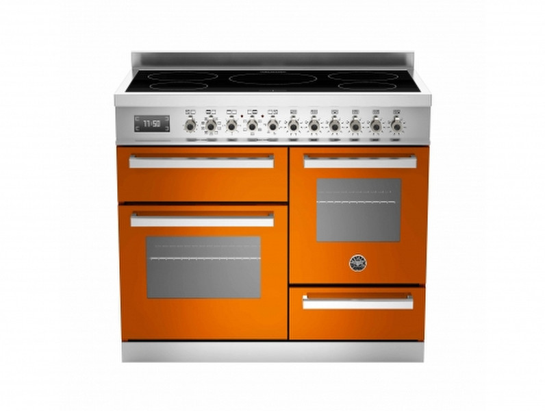 Bertazzoni PRO100 5I MFE T AR T Freistehend Induktionskochfeld A Edelstahl Küchenherd