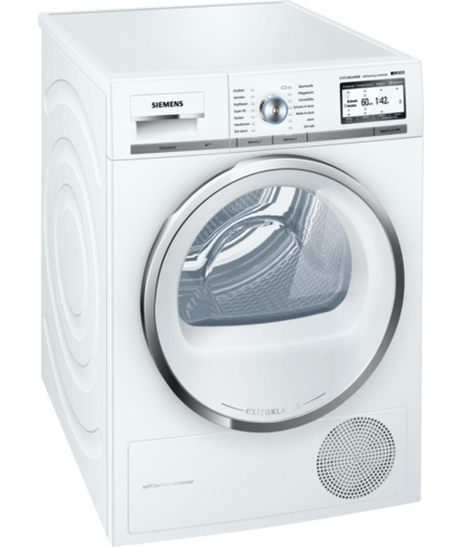 Siemens WT47Y783 freestanding Front-load 8kg A+++ White tumble dryer