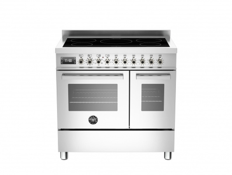 Bertazzoni PRO90 5 I MFE D XT Freestanding Induction hob A Stainless steel cooker