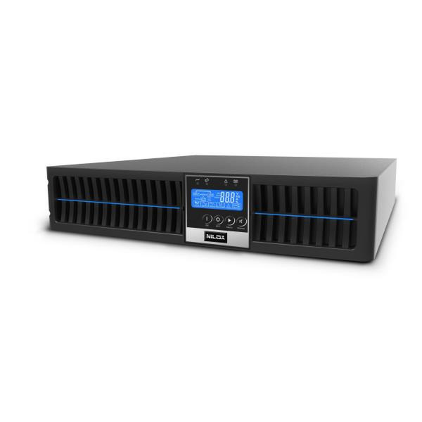 Nilox 17NXGCON12001 3000VA Rackmount Black uninterruptible power supply (UPS)