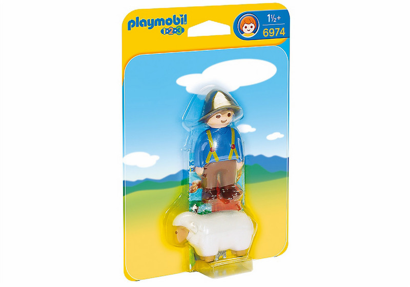 Playmobil 1.2.3 Schäfer mit Schaf