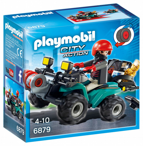 Playmobil City Action Robber's Quad with Loot