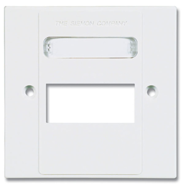 Siemon MX-BFP-S-03-02 White switch plate/outlet cover