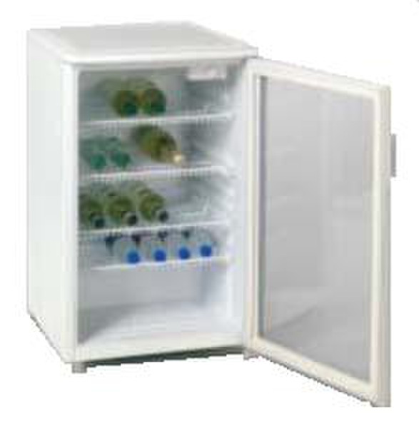 Exquisit HC122FD freestanding White refrigerator