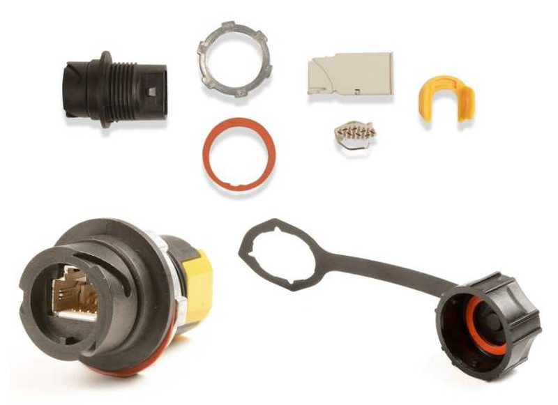 Siemon XG2-Z6A RJ-45 Black,Yellow socket-outlet