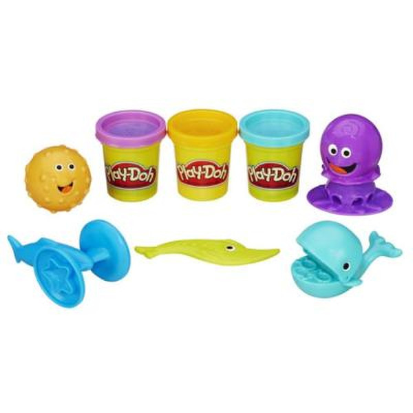 Hasbro Play-Doh Ocean Tools Modeling dough Синий, Пурпурный, Желтый