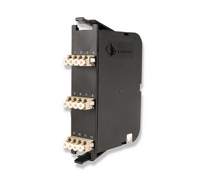 Siemon PP2-12-SCSM-01 SC 1pc(s) Black fiber optic adapter
