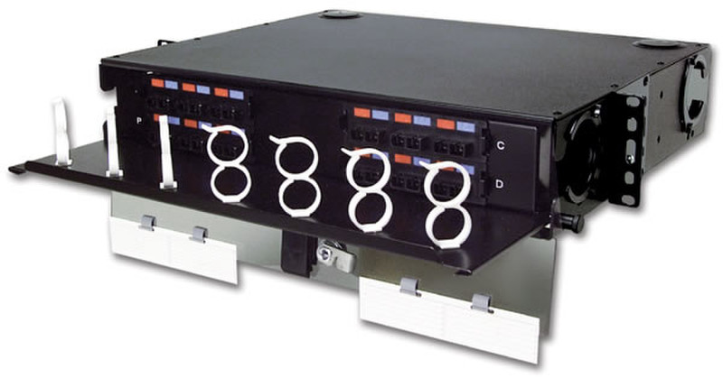 Siemon RIC3-24-01 1шт Черный волоконно-оптический адаптер