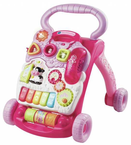 VTech Super Trotteur Parlant 2 en 1 Rose Lernspielzeug