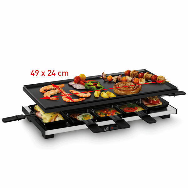 Fritel RG 3175 8person(s) Black raclette grill