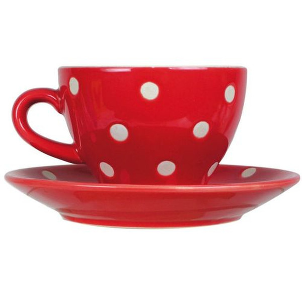 No-Brand F5446 Red,White 6pc(s) cup/mug