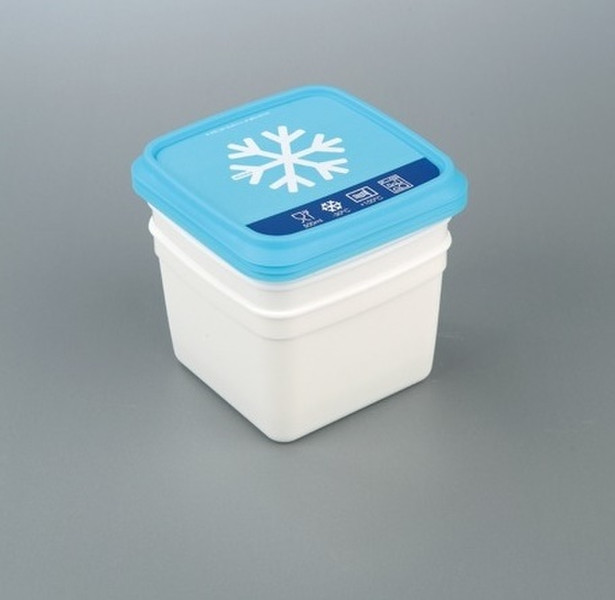 Plastinox 5410801831232 Lunch container 0.75л Синий, Белый 3шт коробка для обеда