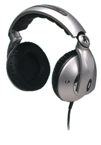 Alecto Headphones MP-340 Silber ohrumschließend Kopfhörer