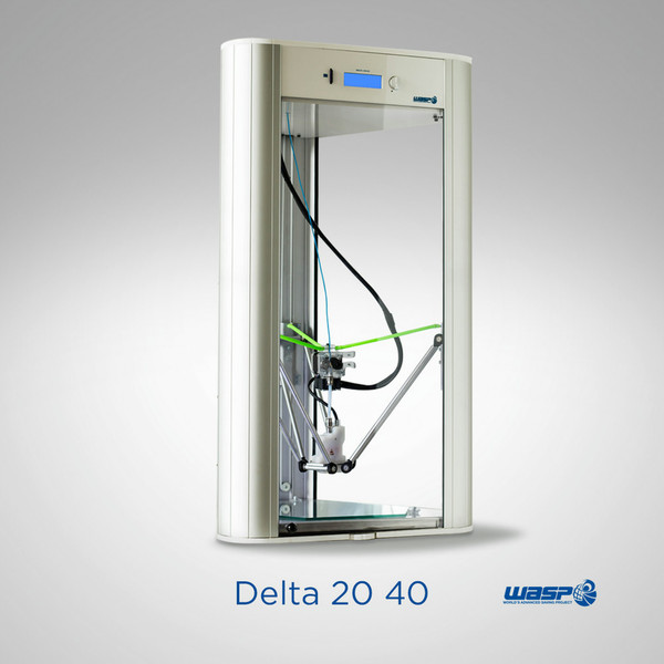 Wasp DeltaWASP 20 40 Производство методом наплавления нитей (FFF) Белый 3D-принтер