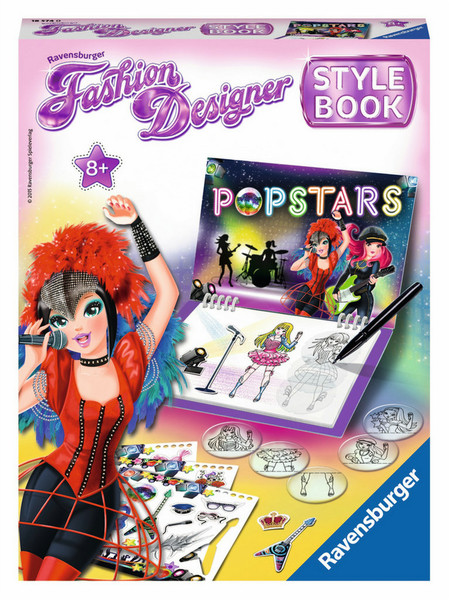 Ravensburger Fashion Designer Stylebook Popstar