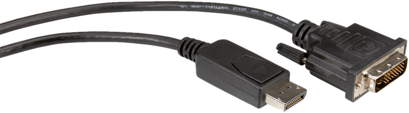 ROLINE 11.04.5771 1m DisplayPort DVI-D Schwarz Videokabel-Adapter