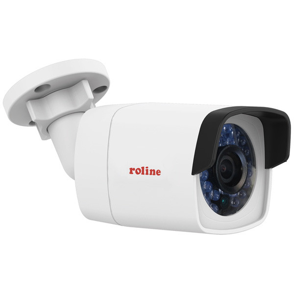 ROLINE 21.19.7308 IP security camera Вне помещения Пуля Белый камера видеонаблюдения