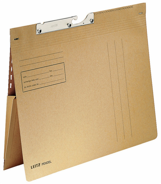 Leitz 21110000 A4 Cardboard Brown hanging folder