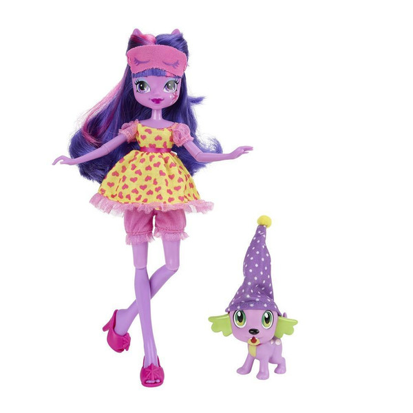 Hasbro My Little Pony Equestria Girls Rainbow Rocks Twilight Sparkle And Spike The Puppy Girl Multicolour 1pc(s) children toy figure set