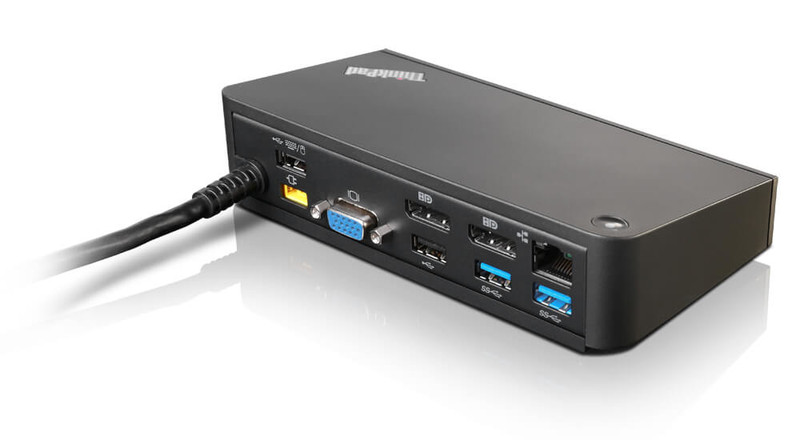 Lenovo 40A40090DK USB 3.0 (3.1 Gen 1) Type-A Black notebook dock/port replicator