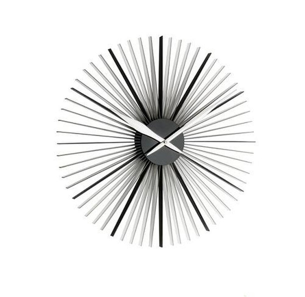TFA 60.3023.01 Mechanical wall clock Circle Black,Transparent wall clock