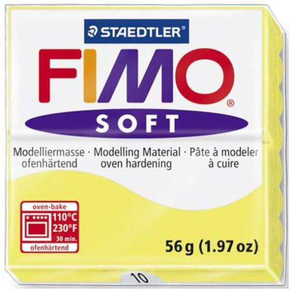 Staedtler FIMO soft Модельная глина 56г Желтый 1шт