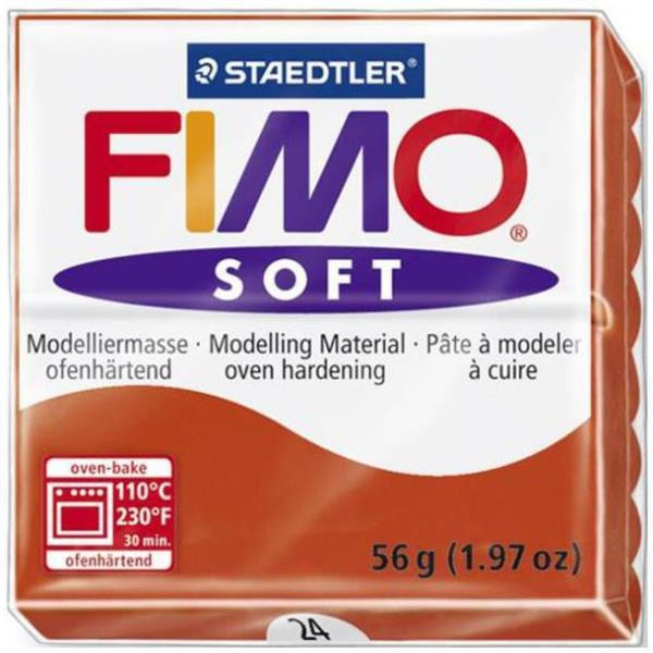 Staedtler FIMO soft Модельная глина 56г Красный 1шт