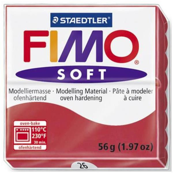 Staedtler FIMO soft Модельная глина 56г Красный 1шт