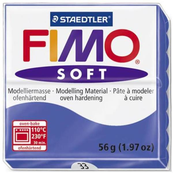 Staedtler FIMO soft Модельная глина 56г Синий 1шт