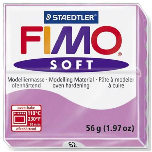 Staedtler FIMO soft Модельная глина 56г Лаванда 1шт